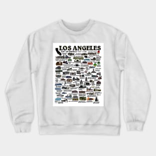 Los Angeles Map Crewneck Sweatshirt